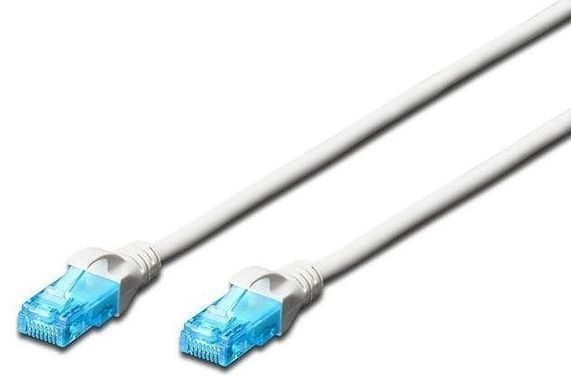 Патч-корд CAT 5e U-UTP, PVC AWG 26/7, довжина 15 м, колір сірий DIGITUS by ASSMANN (DK-1512-150) [502720]