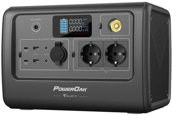 Зарядна станція Bluetti PowerOak EB70 1000W 716Wh (PB930692) [611292]