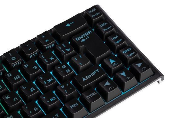 Клавіатура 2E Gaming KG350UBK RGB Ukr Black (2E-KG350UBK) [611537]