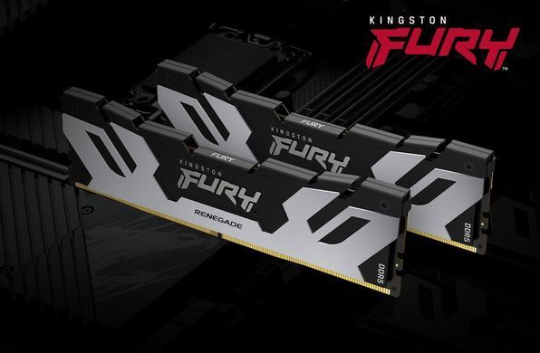 Модуль пам`яті DDR5 2x24GB/8400 Kingston Fury Renegade Silver (KF584CU40RSK2-48) [619619]