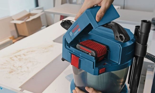 Пилосос професійний акумуляторний Bosch Professional GAS 18V-10 L 18В 90мБар без АКБ та ЗП (0.601.9C6.302) [105598]