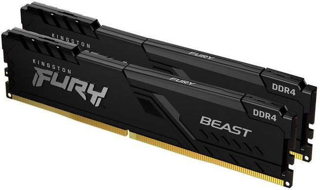 Модуль пам`ятi DDR4 2x16GB/3600 Kingston Fury Beast Black (KF436C18BBK2/32) [606166]