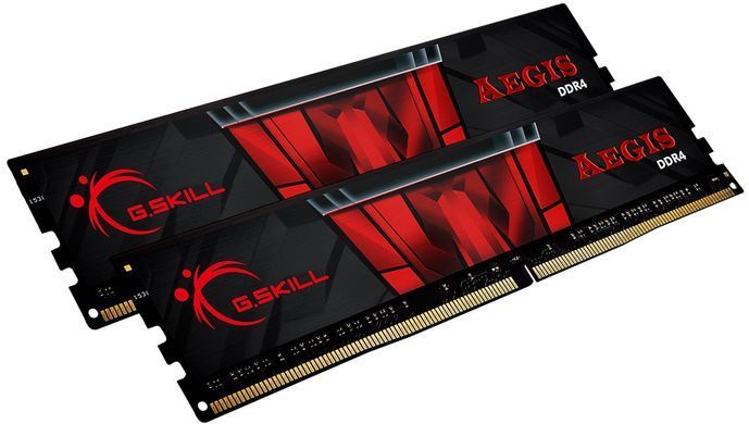 Модуль пам`ятi DDR4 2x8GB/2666 G.Skill Aegis (F4-2666C19D-16GIS) [608122]