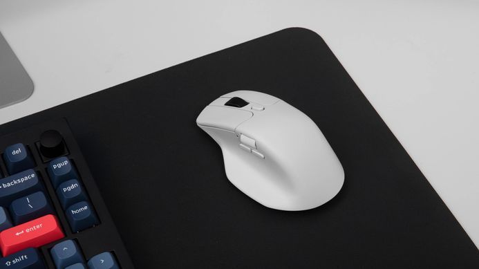 Миша Keychron M6 BT/WL/USB-A/USB-C, білий (M6-A3) [104180]