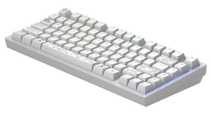 Клавіатура Dark Project ALU81 Terra Nova White (DPKB_NOVA_81_ANSI_WHITE_UA) [616561]