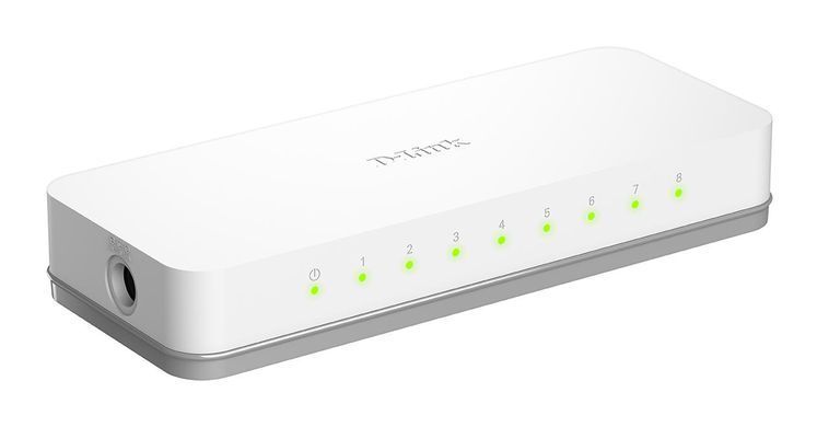 Комутатор D-Link 8xFE, Некерований (GO-SW-8E) [105227]