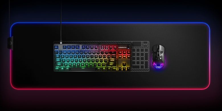 Клавіатура ігрова оптична SteelSeries Apex 9 TKL UA OptiPoint (64847) [401043]