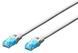 Патч-корд CAT 5e U-UTP, PVC AWG 26/7, довжина 15 м, колір сірий DIGITUS by ASSMANN (DK-1512-150) [502720], фото 2