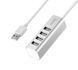 USB-хаб HOCO HB1 4USB Line machine Silver (6957531038146) [802765], фото 1