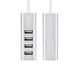 USB-хаб HOCO HB1 4USB Line machine Silver (6957531038146) [802765], фото 2