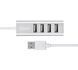 USB-хаб HOCO HB1 4USB Line machine Silver (6957531038146) [802765], фото 3