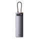 USB-хаб Baseus Metal Gleam Series 12-in-1 Multifunctional Type-C HUB Docking Station Gray (WKWG020213) [802766], фото 1