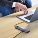 USB-хаб Baseus Metal Gleam Series 12-in-1 Multifunctional Type-C HUB Docking Station Gray (WKWG020213) [802766], фото 8