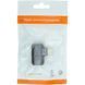 Адаптер PowerPlant USB Type-C - USB (M/F) Black (CA914319) [604367], фото 4