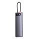 USB-хаб Baseus Metal Gleam Series 12-in-1 Multifunctional Type-C HUB Docking Station Gray (WKWG020213) [802766], фото 4