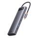 USB-хаб Baseus Metal Gleam Series 12-in-1 Multifunctional Type-C HUB Docking Station Gray (WKWG020213) [802766], фото 6