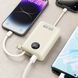 УМБ Dudao 20000mAh K14+ 22,5W PD,QC USB-A,USB-C In/Out,with built-in USB-C/Lightning cables White (6977196680023) [405055], фото 6