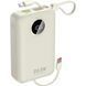 УМБ Dudao 20000mAh K14+ 22,5W PD,QC USB-A,USB-C In/Out,with built-in USB-C/Lightning cables White (6977196680023)
