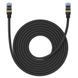 Мережевий кабель Baseus High Speed CAT7 10Gigabit Ethernet Cable (Braided Cable)10m Cluster Black (B0013320B111-07) [803592], фото 1