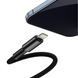 Кабель Baseus High Density Braided Fast Charging Data Cable Type-C to iP PD 20W 1m Black (CATLGD-01) [806509], фото 5