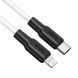 Кабель HOCO X21 Plus Type-C to iP 3A, 20W, 1m, black and white (6931474742162) [803727], фото 4