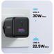 Зарядний пристрій 2xUSB 30W (USB-A + USB-C) X516 Gan чорний Ugreen (65014) [404200], фото 3