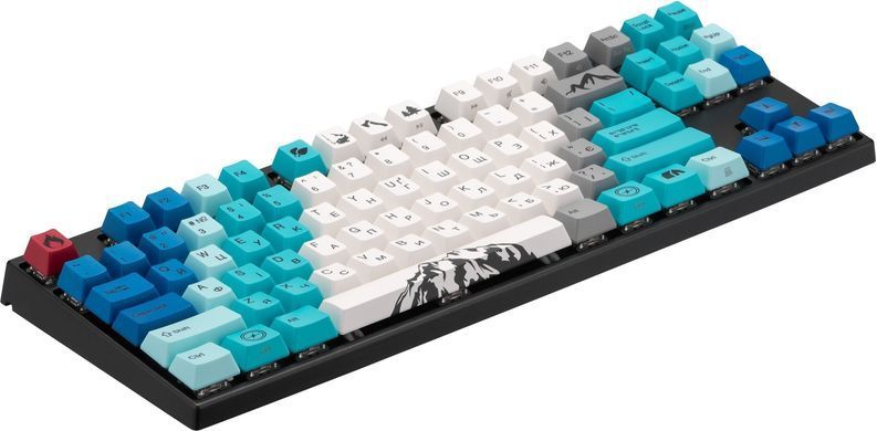 Клавіатура механічна Varmilo APG87 Summit R1, Daisy L, WL/USB-A, White Led (A94A050F9A5A17A007) [110390]