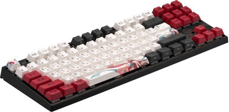 Клавіатура механічна Varmilo APT87 Beijing Opera, G-Pro Yellow 2.0, WL/USB-A, White Led (A92A028E2A5A17A025) [110376]