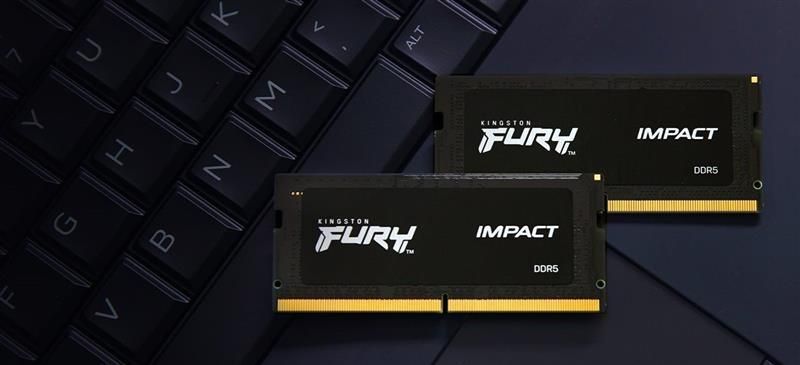 Модуль пам`ятi SO-DIMM DDR5 2x8GB/4800 Kingston Fury Impact (KF548S38IBK2-16) [614165]