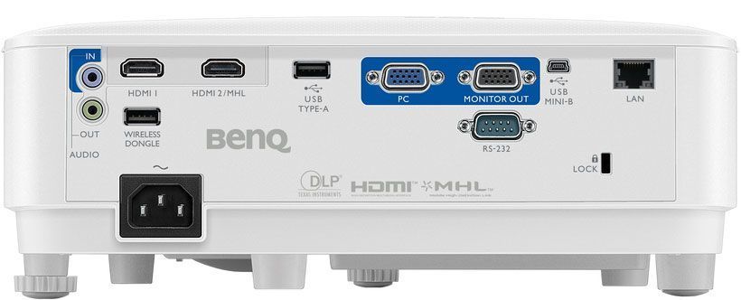 Проєктор BENQ MH733, DLP, 1080P, 4000Lm, 16000:1, D-sub, HDMI, RG-45, білий (9H.JGT77.13E) [401606]