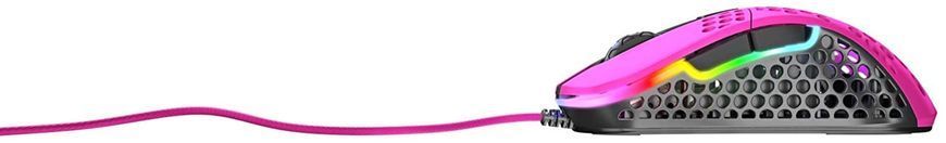 Миша Xtrfy M4, USB-A, RGB, рожевий (XG-M4-RGB-PINK) [103948]
