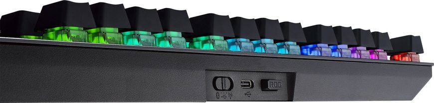 ASUS Клавіатура ROG Strix Scope RX TKL Wireless Deluxe RGB 84key USB/WL/BT EN Black (90MP02J0-BKUA01)
