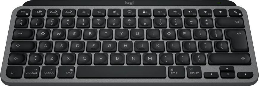 Клавіатура бездротова Logitech MX Keys Mini for Mac Minimalist Wireless Illuminated Space Gray (920-012652) [608484]