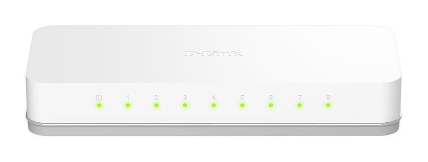 Комутатор D-Link 8xFE, Некерований (GO-SW-8E) [105227]