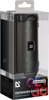 Акустична система 1.0 Defender Enjoy S500 Black 10W BT/FM/TF/USB/AUX (65682) [405255]