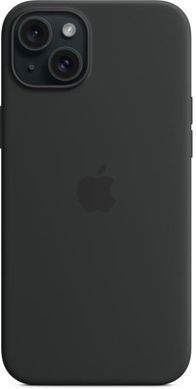 Чохол-накладка Apple Silicone Case with MagSafe для Apple iPhone 15 Plus Black (MT103) [616511]