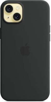 Чохол-накладка Apple Silicone Case with MagSafe для Apple iPhone 15 Plus Black (MT103) [616511]