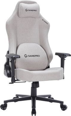 Крісло для геймерів GamePro Light Gray (FGC750LG) [619317]