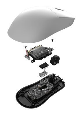 Миша ігрова бездротова Endgame Gear OP1w 4k v2, білий (PGW-EG-MOU-072) [503881]