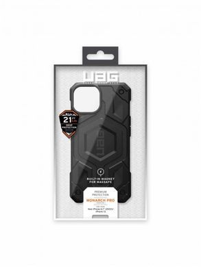 Чохол-накладка Urban Armor Gear Monarch Pro Magsafe для Apple iPhone 14 Black (114028114040) [601669]