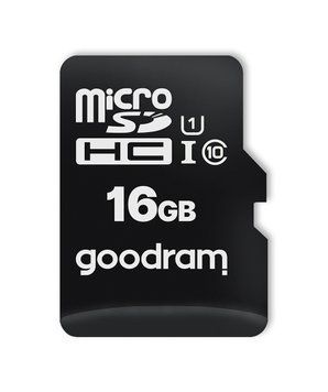 Карта пам`ятi MicroSDHC 16GB UHS-I Class 10 Goodram + SD-adapter + OTG Card reader (M1A4-0160R12) [606940]