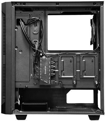 Корпус Chieftec HUNTER 4x120mm A-RGB, ATX, без БЖ, Black (GS-01B-OP) [402920]