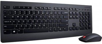 Комплект клавіатура та миша Lenovo Professional WL, EN/UKR/RU, чорний (4X31D64775) [13580]