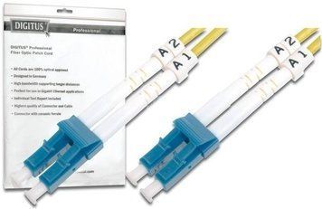 Патч-корд волоконно-оптичний DIGITUS LC/UPC-LC/UPC, 9/125, SM, OS2, duplex, 5м (DK-2933-05) [109919]