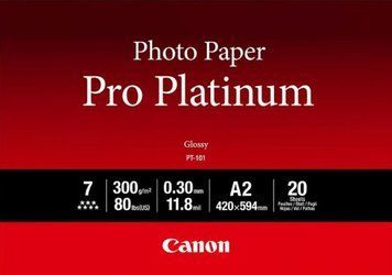 Папiр Canon A2 Pro Platinum Photo Paper PT-101 A2 20 арк (2768B067) [106578]