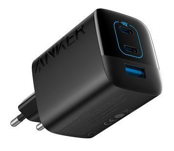 Мережевий зарядний пристрій Anker PowerPort 336 - 67W 2xPD & 1xPIQ PPS Black (A2674G11) [203241]