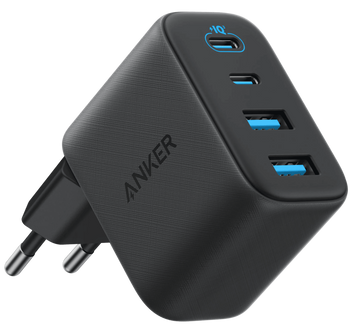 Мережевий зарядний пристрій Anker Zolo Charger - 50W, 2xUSB-C & 2xUSB-A Black (A121EG11) [204777]