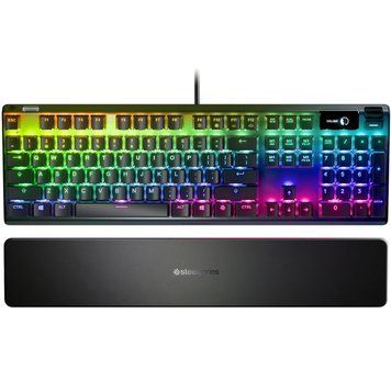 Клавіатура ігрова механічна SteelSeries Apex 7 (Blue Switch) UA OLED Smart Display (64774) [41044]