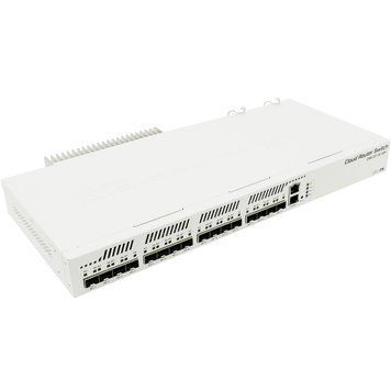 Комутатор Mikrotik, 16x SFP/SFP+ cages, RouterOS Level 6, redundant power suppl (CRS317-1G-16S+RM) [401547]