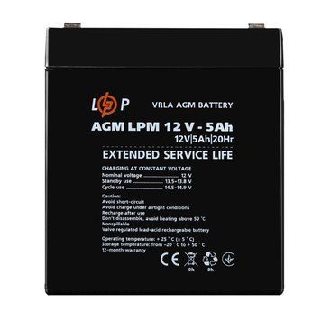 Акумулятор AGM LPM 12V - 5 Ah (LP3861) [900093]